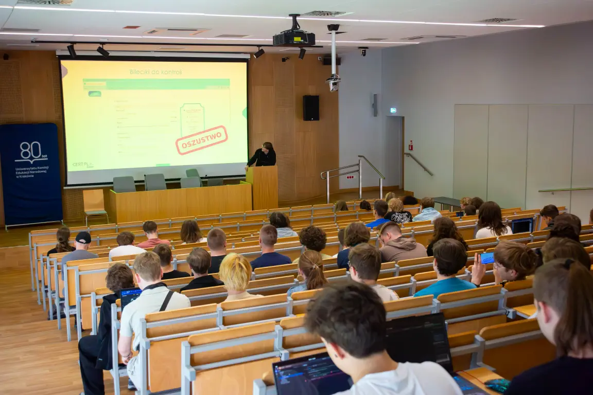 Prelekcja na wydarzeniu fundacji